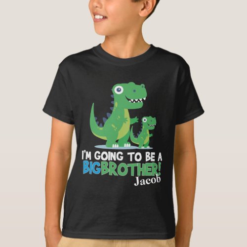 dinosaur big brother announcement T_Shirt