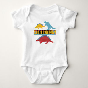 Dinosaur Big Brother Baby Bodysuit
