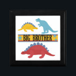 Dinosaur Big Brother Gift Box<br><div class="desc">The big brother who loves dinosaurs will love these Dinosaur Big Brother T-shirts,  mugs,  bags,  buttons,  cards,  stickers,  and other big brother apparel and gift items.</div>