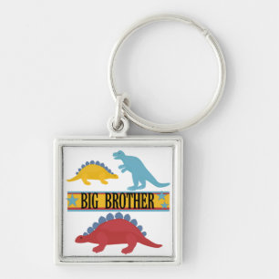 Dinosaur Big Brother Keychain
