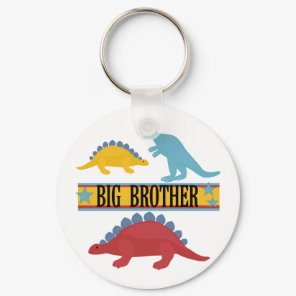 Dinosaur Big Brother Keychain