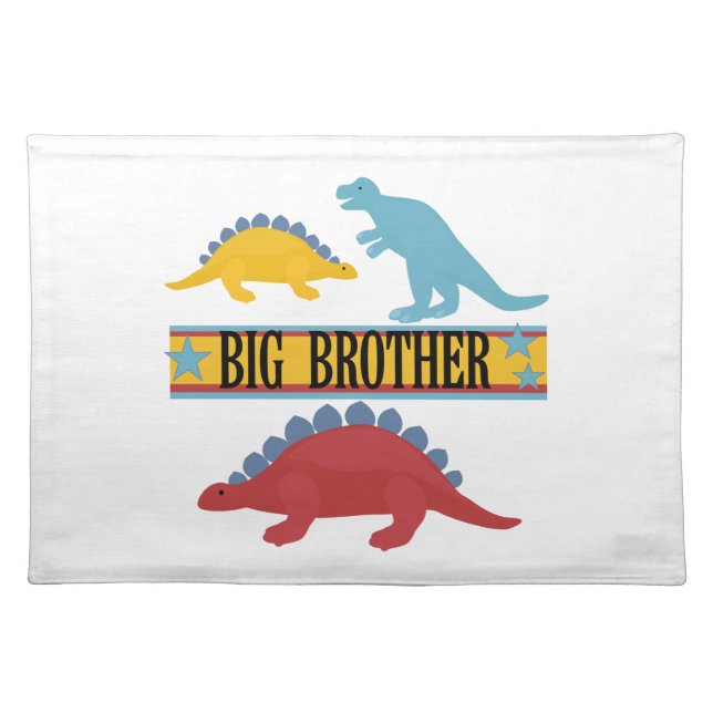 Dinosaur Big Brother Placemat (Front)
