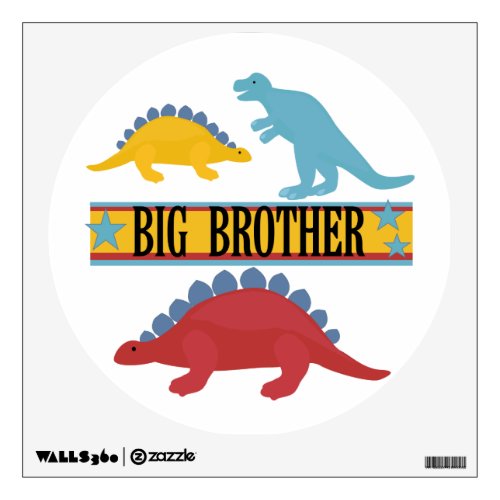 Dinosaur Big Brother Wall Sticker