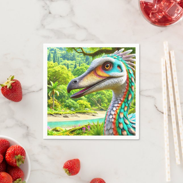 Dinosaur Bird Napkins (Insitu)