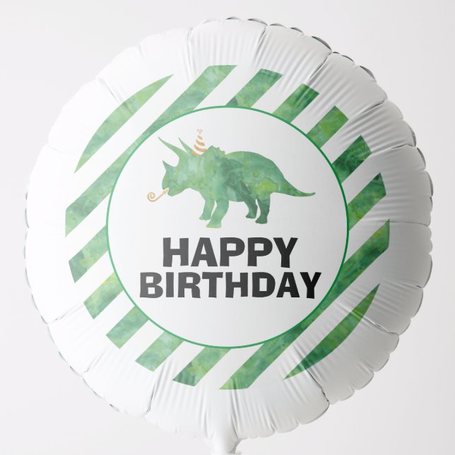 Dinosaur Birthday Balloon (Front)