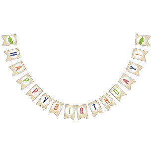 Dinosaur Birthday Banner