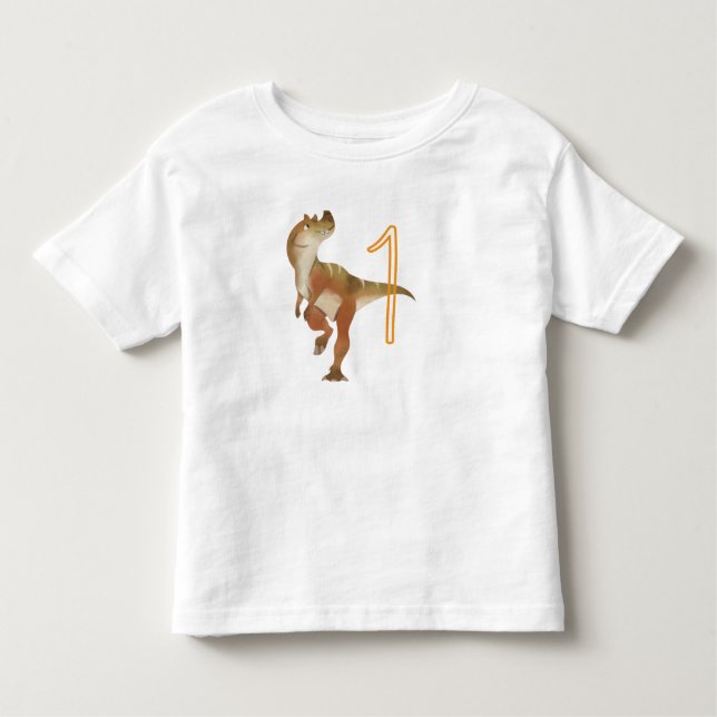 Dinosaur birthday boy    toddler t-shirt (Front)