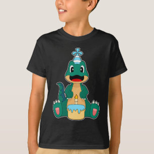 Dinosaur Birthday Cake Candle T-Shirt