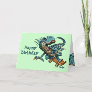 Dinosaur Birthday Card