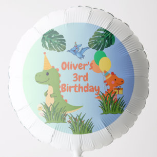 Dinosaur Birthday – Cute Dino Party Balloon