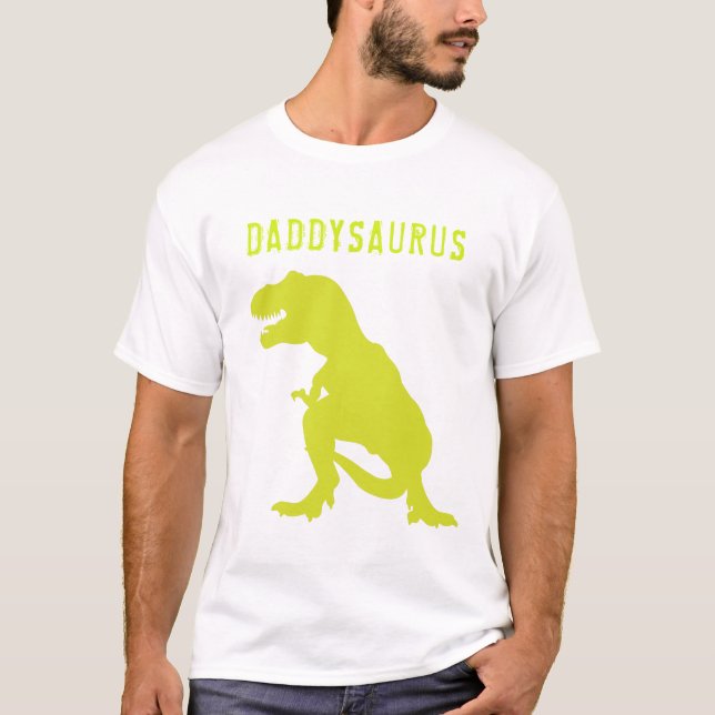 Dinosaur Birthday Dad T-Shirt (Front)