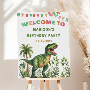 Dinosaur Birthday Foam Board