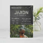 Dinosaur Birthday Invitation (Standing Front)