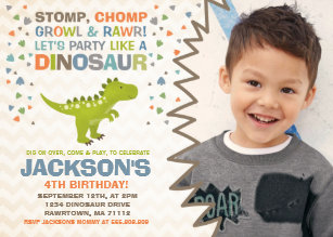 boy birthday invitations zazzle