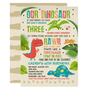 Reptile Birthday Invitations Zazzle