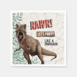 Dinosaur Birthday Napkins