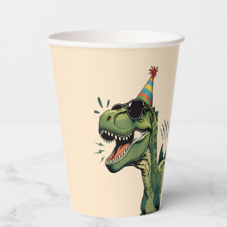Dinosaur Birthday Paper Cup Kids Party