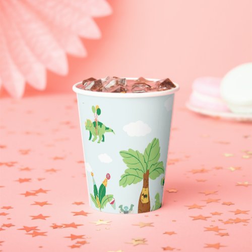 Dinosaur Birthday Paper Cups