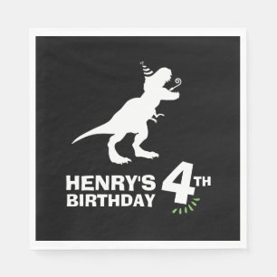 Dinosaur Birthday Paper Napkins