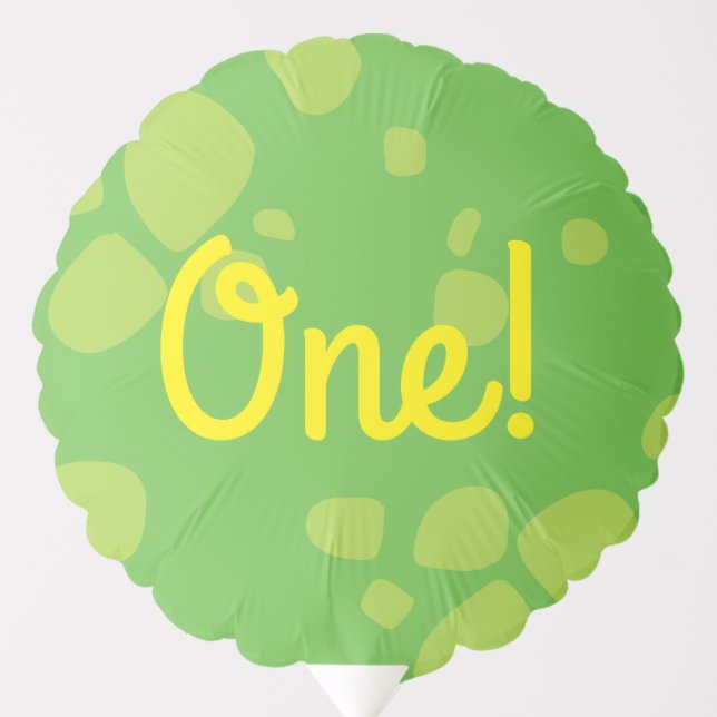 Dinosaur Birthday PArty Balloon (Front)