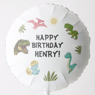 Dinosaur Birthday Party Balloon