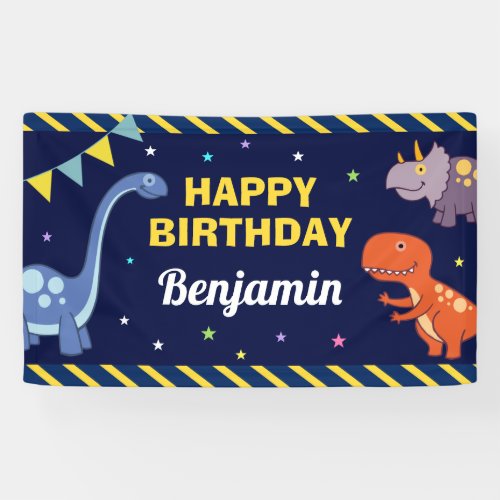Dinosaur Birthday Party Banner