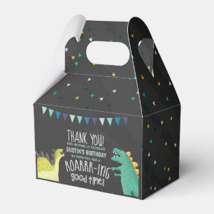 Dinosaur Birthday Party Favor Box