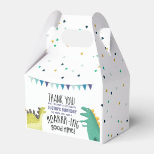 Dinosaur Birthday Party Favor Box