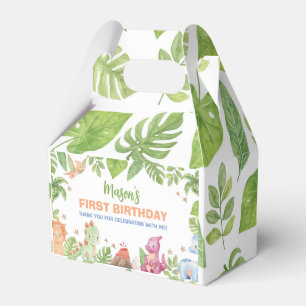 Dinosaur Birthday Party Favor Boxes