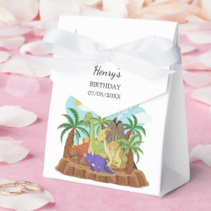 Dinosaur Birthday Party Favor Boxes