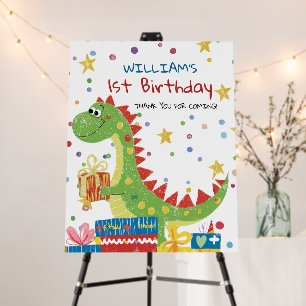 Dinosaur Birthday Party Foam Board