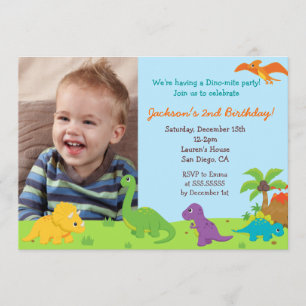 Dinosaur Birthday Party Invitaions Invitation