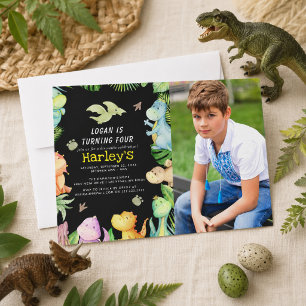 Dinosaur Birthday Party Invitation