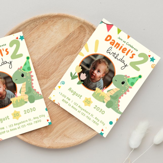 Dinosaur Birthday Party Invitation (Creator Uploaded)