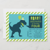 Dinosaur Birthday Party Invitations (Front)