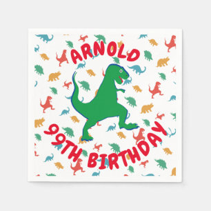 Dinosaur Birthday party Napkins