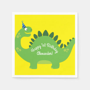 Dinosaur Birthday PArty Napkins