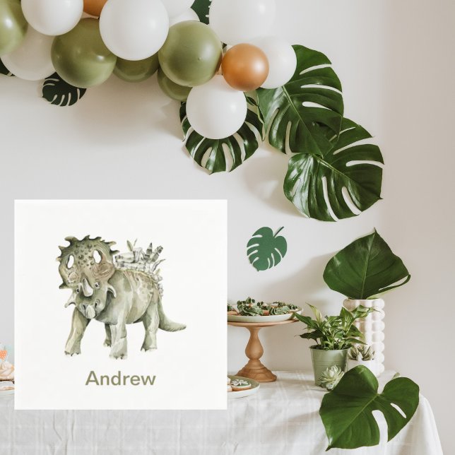 Dinosaur Birthday Party  Napkins (Creator Uploaded)