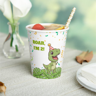 Dinosaur Birthday Party Paper Cup