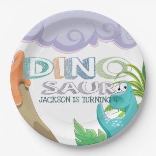 Dinosaur Birthday Party Paper Plates