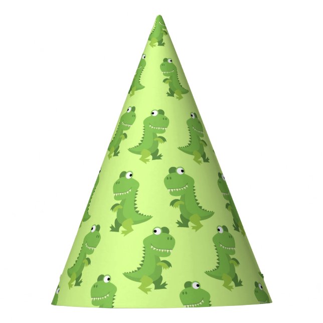Dinosaur Birthday Party Party Hat (Front)