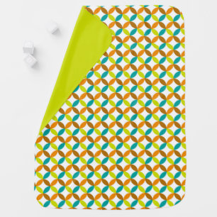 Dinosaur Birthday Party Pattern Baby Blanket