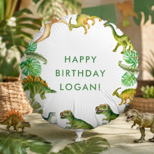 Dinosaur Birthday Party Photo Balloon