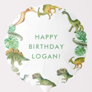 Dinosaur Birthday Party Photo Balloon
