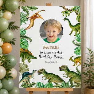 Dinosaur Birthday Party Photo Foam Board