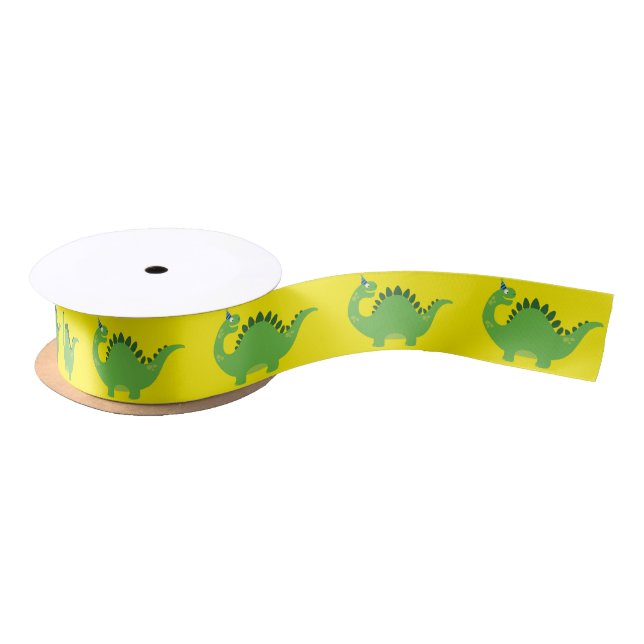 Dinosaur Birthday PArty Satin Ribbon (Spool)