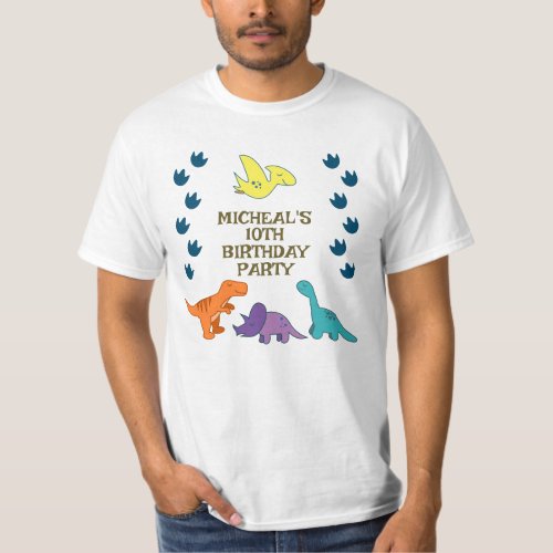 Dinosaur Birthday Party  T_Shirt