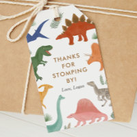 Dinosaur Birthday Party Thanks for Stomping By