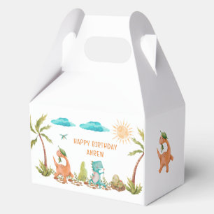 Dinosaur Birthday Rex birthday Favor Boxes