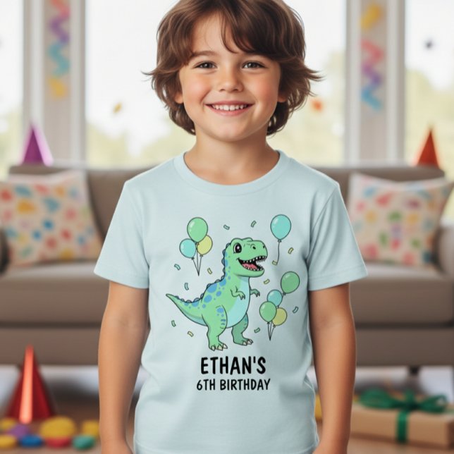 Dinosaur Birthday T-Shirt: Your Child's Custom  Toddler T-shirt (Creator Uploaded)